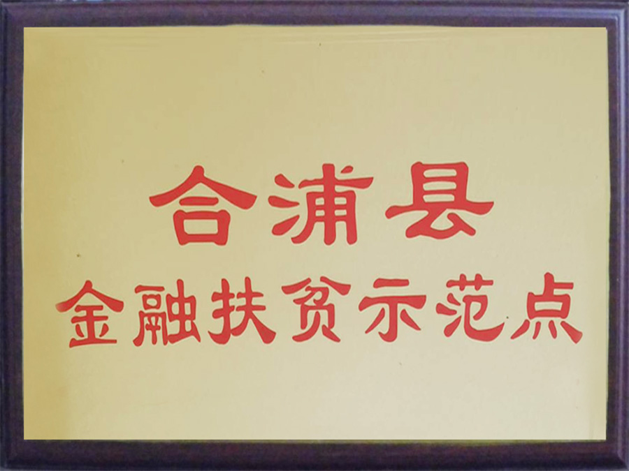 合浦縣金融扶貧示范點(diǎn)